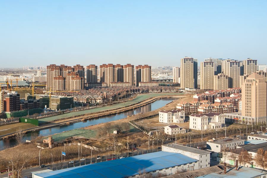 Ariva Tianjin Zhongbei Hotel & Serviced Apartment Exterior foto